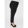 Female trousers, size 54, black color