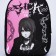 School textile ryukzak "anime", 38x14x27 cm, black color, pink