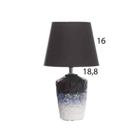 Table lamp "Dunmei" 1x40W E14 black/white 19.5x19.5x35cm-5