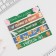 A set of cardboard bookmarks "Best Teacher", 5 pieces.