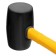 Rubber Kiyanka Denzel 11145, Black, Fiberglass handle with TPR coating, 680 g