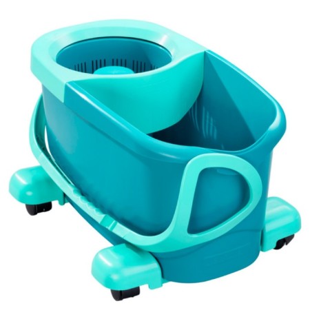 LEIFHEIT CLEAN TWIST Mop and a bucket of spin on wheels-1