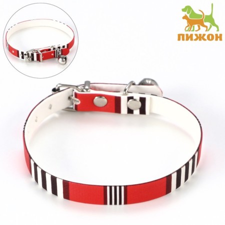 Collar "brand", 31 x 1 cm, Osh 21-28, artificial leather