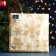 New Year's napkins paper art bouquet “Snowfall. gold ", 3 layers, 33x33 cm, 20 pcs