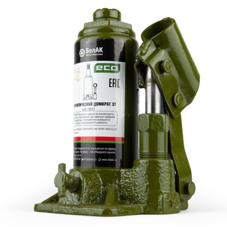 Hydraulic jack "ECO" ECO BAC. 70012, lifting/picking 285/145 mm, 3 tons-3