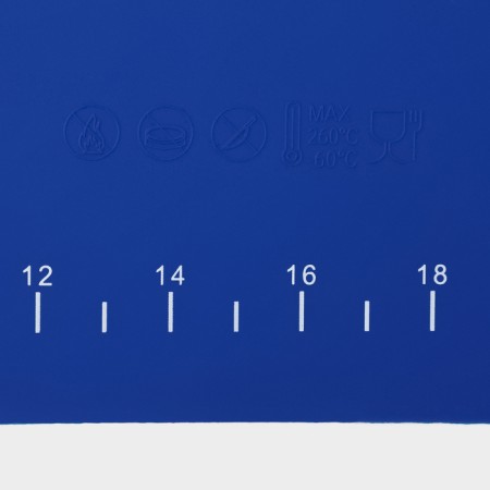 Baking rug with marking the valve "Erme", silicone, 40 × 30 cm, blue color-7