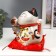 Souvenir ceramics pendulum "Cat Mani-Neko with a hammer and a sweat" 19.5x20x14.5 cm