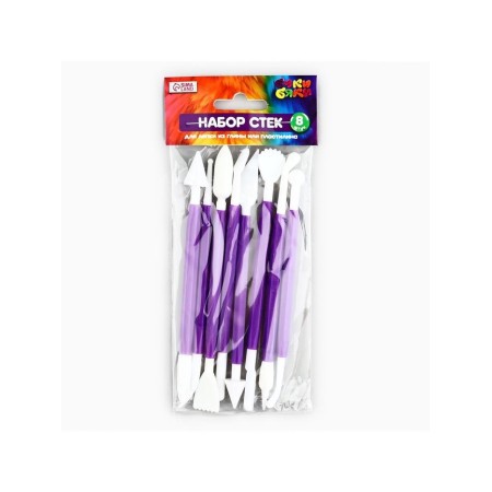Set of sculpting glasses 8 pcs, plastic tm beaks byaki-2