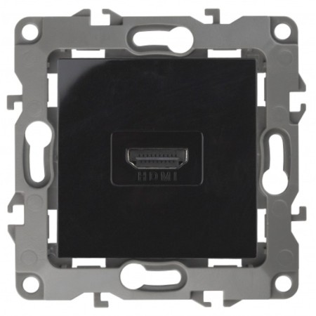 ROSET HDMI, IP20, ERA12, black