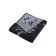 Terry towel Bones, size 30x50 cm, black color