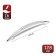 Tundra handle Light RC003al, m/o 128 mm, chromium color