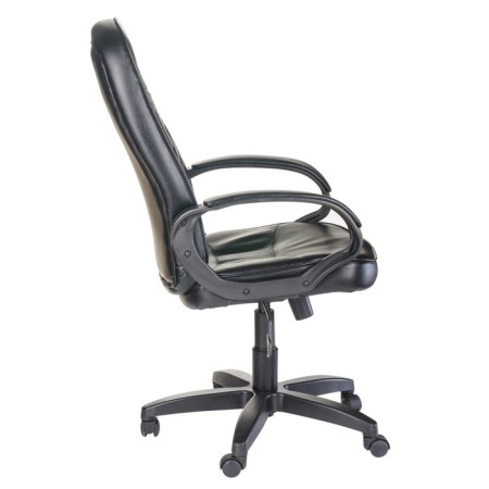 Armchair "Cans", artificial leather, black-2