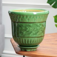 Pot Flower Crete No. 3, Green 3.7 L