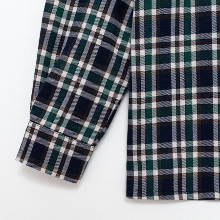 A shirt for a boy in a cage KAFTAN, p. 32 (110-116 cm)-7
