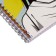 A notebook of 60 sheets in a cage on an anime crest, cover coated cardboard, UV varnish, OFSET block, mix