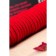 Rope for a bondage, textiles, red color, 1000 cm