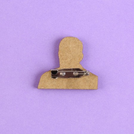Wooden icon "Catch on my door", 3.2 x 2.8-2
