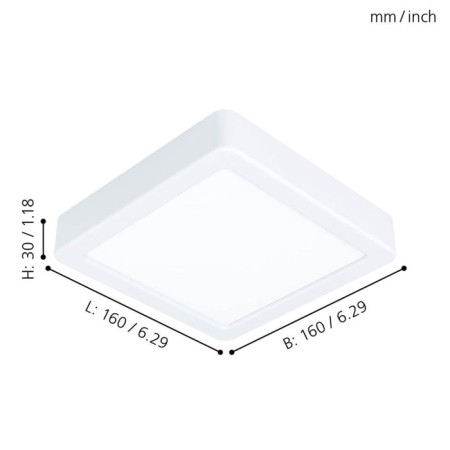Fueva Led 11W 1200lm lamp, 3000k-3