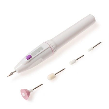 Luazon LMM-01-05 manicure apparatus, 5 nozzles, 2 W, 2XAA (not complete), white-3