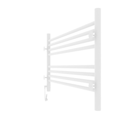 Towel electric heated Laris Olivia ChK8, 800x500 mm, 8 crossbars, right, white-13