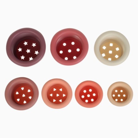 Silicone, nude, Mum & Baby cups-4