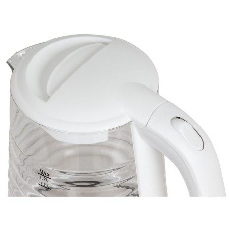Electric kettle JVC JK-KE1512, glass, 2200 watts, 1.7 l, white-8