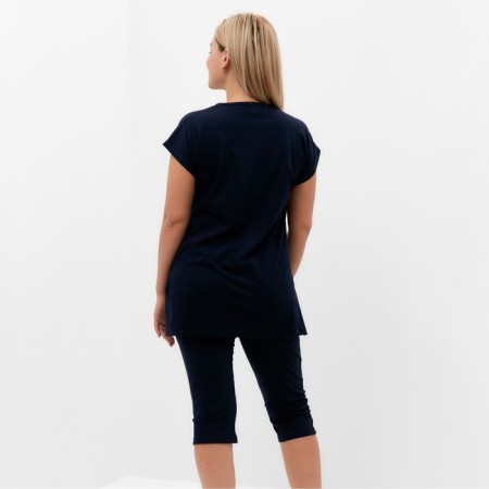 Homemade suit (tunic, breeches), blue color, size 50-3