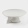 Ceramic stand for the cake "Kroll", 25 × 10 cm, white color