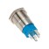 Anti-Vandal button Ø16 250V B/Fix (5C) OFF- (ON)/ON- (OFF) Flat submarine/Red Power (A-16-F5)