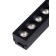 Track lamp, series "Flat" FTL-004, 18W, 48V, 3000K, IP20, 370mm, black