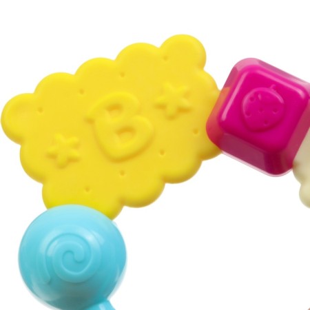 A set of rattles "Sweets", with elastic elements, 5 pcs, crumb I-15