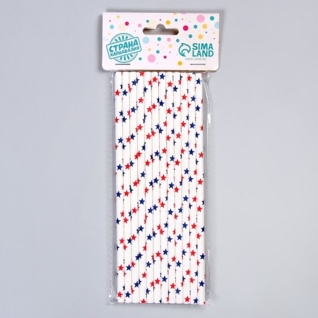 Tubes for the cocktail "Color stars", a set of 12 pcs.-2