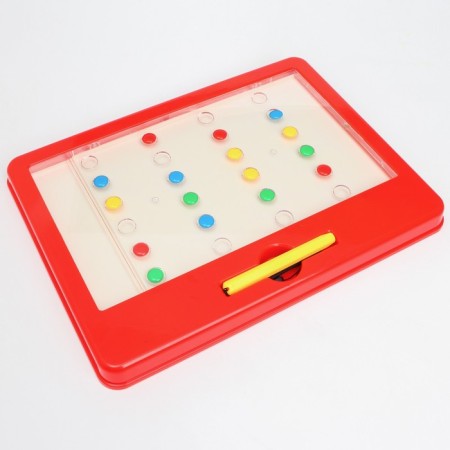 Magnetic tablet training, with cards, 20 cards, blue tractor-4