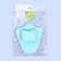 Massage - brush, anti -cellulite, 14 × 12 × 3.5 cm, blue color