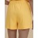 Women's shorts, size l, yellow color