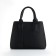 Women's bag with lightning, textura, average size, black color