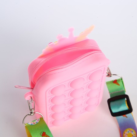 Bag's bag with lightning, pink/blue color-2