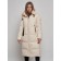 Coat insulated winter female, size 44, color light-beige