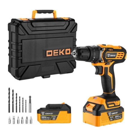 DRAST-SURVENT DEKO DKCD20 impact, shock, 20 V, 2x4 Ah, 45 nm, 22000 beats/min, case