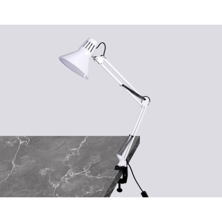 A table lamp with an E27 interchangeable lamp on the Ambrella Light, Desk, De7719, E27, white color-3