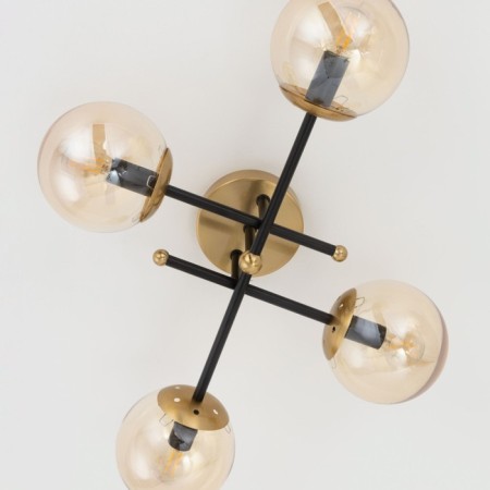 Ceiling chandelier Citilux "Pamela" CL144145, 4x40W, E14, colorful color-8