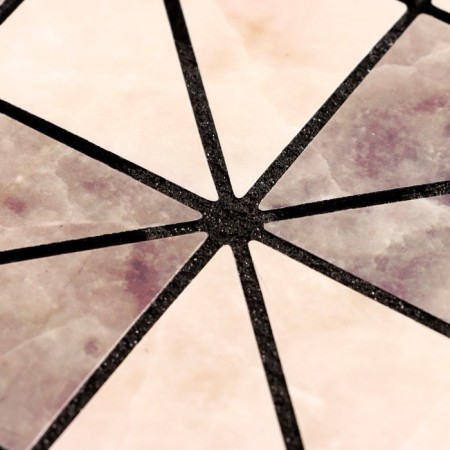 Self -adhesive panel 30*30cm soft, brown triangles-1