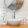 A set of accessories for the Burleske bathroom, 4 items (soap dish, soap dispenser 400 ml, 2 cups), white color
