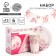 Set of paper dishes disposable delicate peonies "