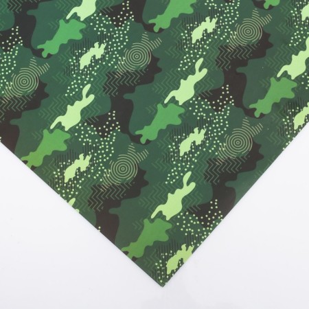 Paper packaging gloss "Camouflage", 70 x 100 cm-1