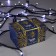 Garland “thread” 10 m, IP44, UMS, dark thread, 72 smd-led, white glow, 220 V