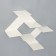 Pan-column "Italian", 2 pcs, white, metal thickness 2 mm, 39 x 16 x 25 cm