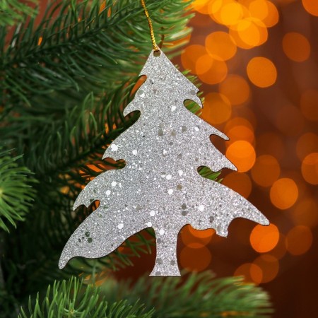 New Year suspension one -sided "sparkling Christmas tree"