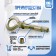 Anchor bolt of scrap, with a ring, galvanized, 8x45 mm, 100 pcs