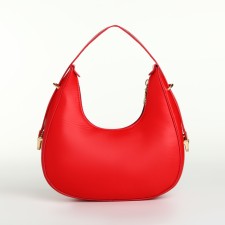 Women's bag with lightning, red color